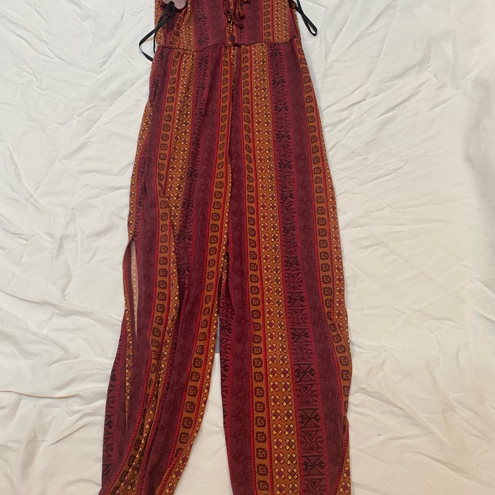 Bcbgeneration Red Jumpsuit Extra Small - image 4